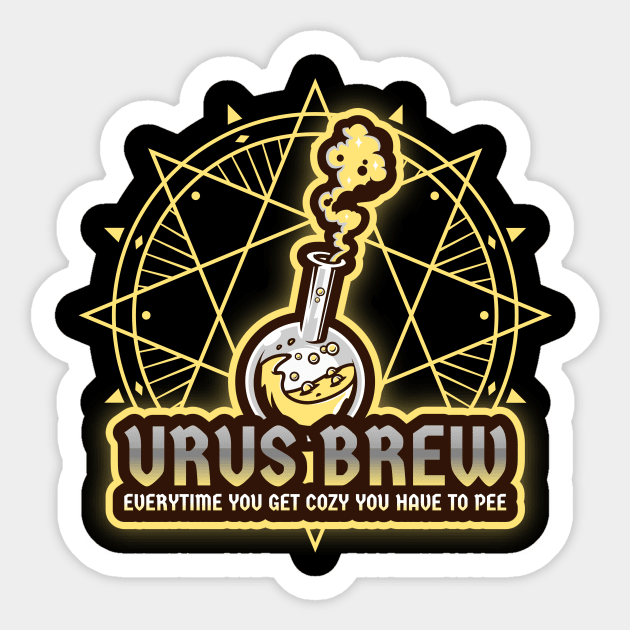 Urus Brew Magical Potion Sticker by OldCamp